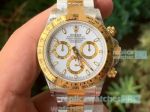 Swiss Grade Rolex Daytona Two Tone 116523 Watch White Dial From JH Factory 